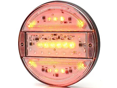 Plonas LED galinis žibintas | Universalus pozicinis, stabdymo ir posūkio indikatorius (12-24V) - Ledbarzibintai.lt