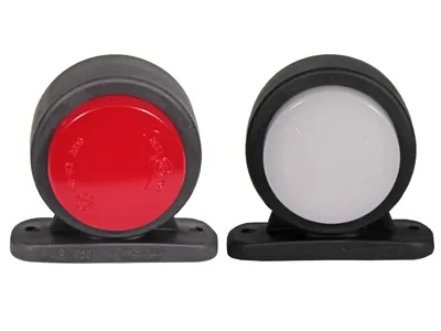 WAS LED šoninis gabaritinis žibintas su NEON efektu, universalus 12-24V, E sertifikuotas