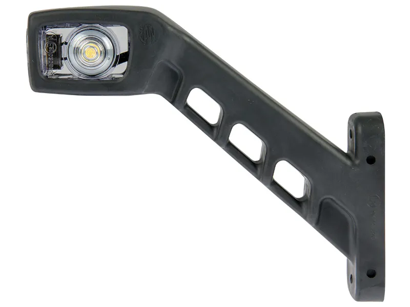 WAS LED šoninis gabaritinis žibintas su gumine kojele, ECE patvirtintas, 12-24V