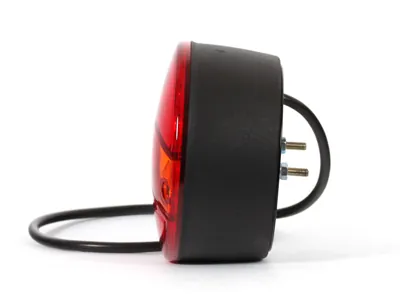 WAS LED Galinis Žibintas 12V, D-Patvirtintas Apvalus su Rezistoriumi, ECE Sertifikuotas, IP66/68 Apsaugos Klasė - Attēls 2