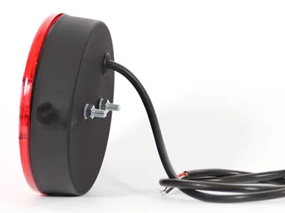 WAS LED Galinis žibintas, Apvalaus dizaino (ø142mm), 12-24V, D-patvirtintas, Atsparus vandeniui IP66/68 - Attēls 2