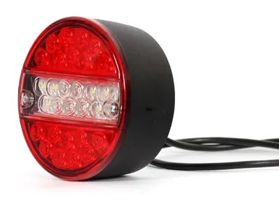 WAS LED Galinis Žibintas - 24V, E20 Sertifikuotas, IP66/68, Rūko-Atbulinės Eigos Funkcija