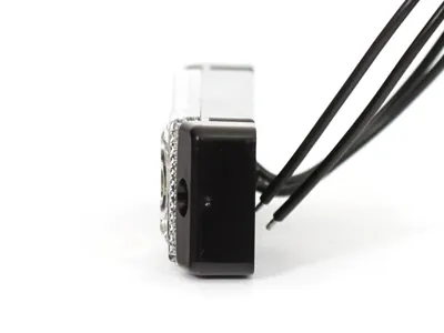 WAS Baltas LED Šoninis Gabaritinis Žibintas - Priekinės Pozicijos Apšvietimas ECE, 12-24V - Attēls 2