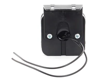 WAS Baltas LED šoninis gabaritinis žibintas su 90° montavimo laikikliu, ECE patvirtintas, 12-24V - Attēls 2