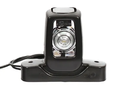 WAS LED Šoniniai Gabaritiniai Žibintai (Kairė+Dešinė) su Guminiu Laikikliu, 12-24V, ECE Sertifikuoti