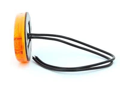 WAS Geltonas LED šoninis gabaritinis žibintas su atšvaitu, ECE sertifikuotas, 12-24V - Attēls 2