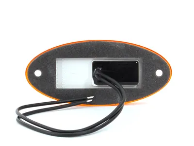 WAS Geltonas LED šoninis gabaritinis žibintas su atšvaitu, ECE sertifikuotas, 12-24V - Attēls 3