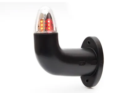 WAS LED šoninis gabaritinis žibintas "Viking" - trispalvis (baltas/raudonas/oranžinis), 12-24V, ECE patvirtintas