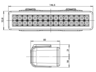 Profesionalūs LED DRL dienos šviesos žibintai, 12-24V, ECE/E-10R patvirtinti, IP66/68 apsauga, vertikalus montavimas - Attēls 4