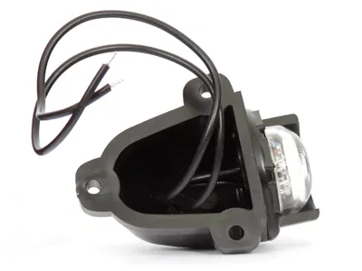 WAS LED Numerio Apšvietimas - Juodas Guminis su Prailginimu, ECE Sertifikatas, IP66/68, 12-24V - Attēls 2