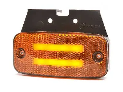 WAS LED Šoninis Gabaritinis Žibintas su Posūkio Indikatoriumi, ECE Sertifikuotas, 12-24V, Neoninės Apšvietimo Technologija - Attēls 2