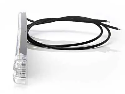 WAS LED Žibintas Baltas - Ultra Plonas 10.4mm Šoninis Gabaritinis Žibintas su ECE Sertifikatu, 12-24V, 71.9lm - Attēls 2