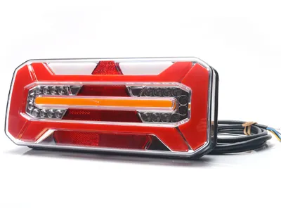 WAS LED Galinis Universalus Žibintas Priekaboms, 12-24V, 306x133mm, ADR sertifikuotas