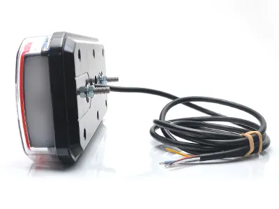 WAS LED Galinis Universalus Žibintas Priekaboms, 12-24V, 306x133mm, ADR sertifikuotas - Attēls 2