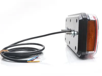 WAS LED Galinis Universalus Žibintas Priekaboms, 12-24V, 306x133mm, ADR sertifikuotas - Attēls 3