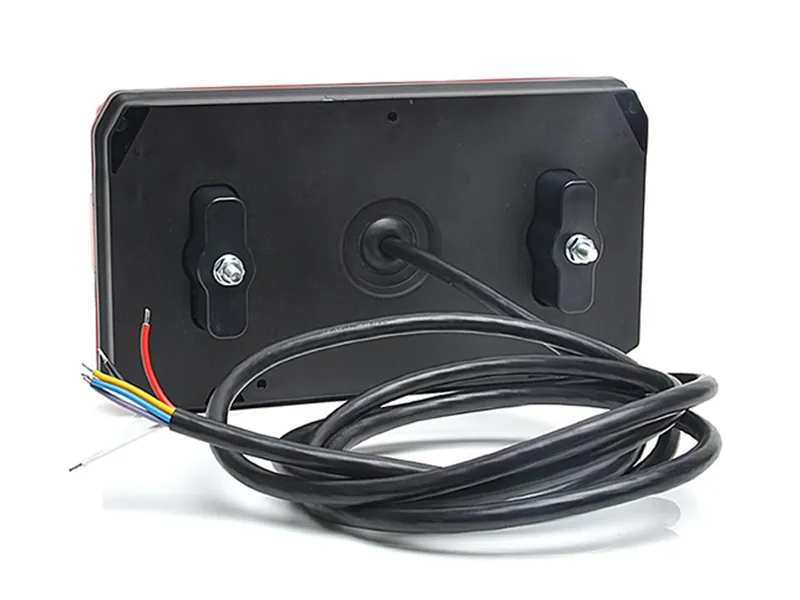 WAS Universalus LED Galinis Priekabos Žibintas su 5 Funkcijomis (Stabdymo, Parkavimo, Posūkio, Atbulinės Eigos, Rūko) 12-24V - Attēls 2
