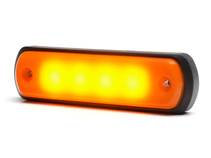 WAS Geltoni LED Šoniniai Gabaritiniai Žibintai (12-24V) - ECE Sertifikuoti