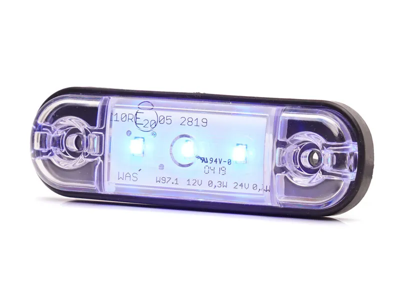 LED Marker Light - Paviršinis Montavimas, 3 LED, 12-24V, ECE Sertifikatas, 23.9lm - Ledbarzibintai.lt