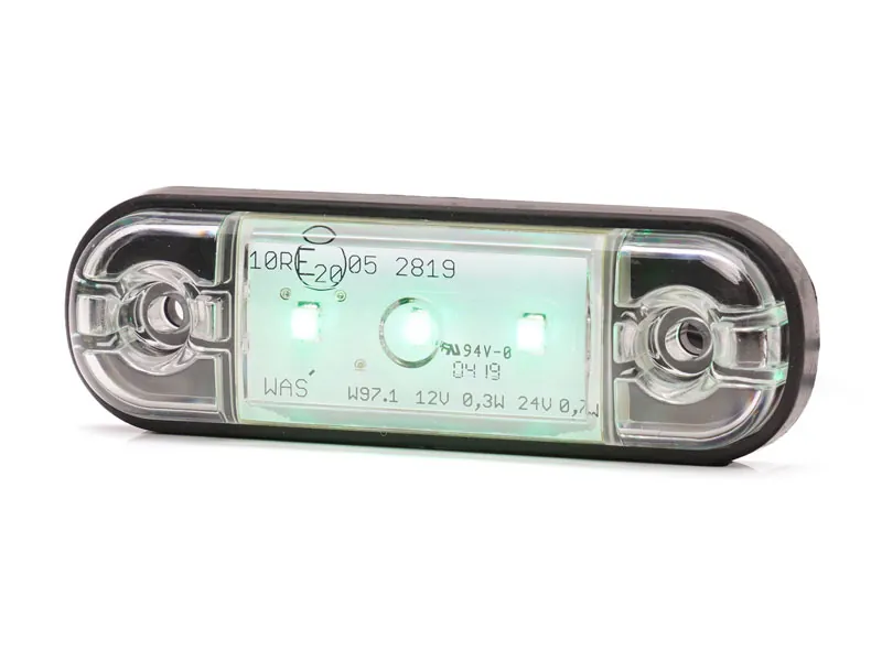 LED žymėjimo žibintas su paviršiniu montavimu, 3 LED, 12-24V, ECE sertifikuotas, 23.9lm - Ledbarzibintai.lt