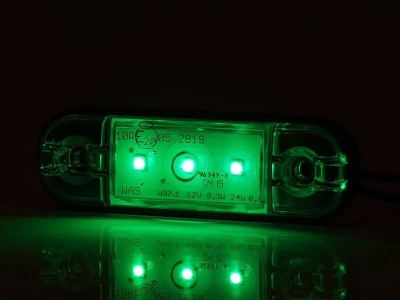 LED žymėjimo žibintas su paviršiniu montavimu, 3 LED, 12-24V, ECE sertifikuotas, 23.9lm - Attēls 2