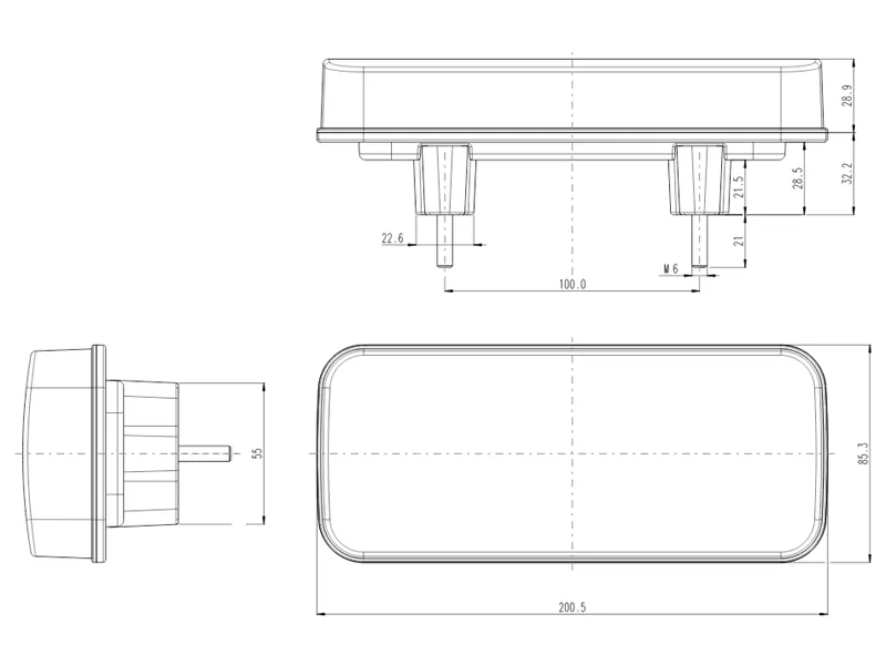 Was LED Galinis Žibintas - Daugiafunkcinis su ECE Sertifikatu, IP66/68 Apsauga - Attēls 2