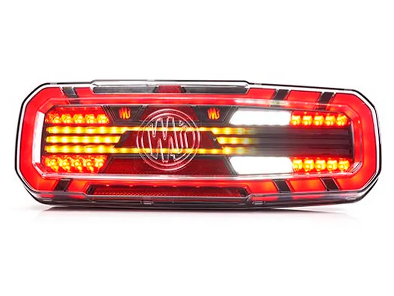 Was LED Galinis Žibintas - Daugiafunkcinis (Pozicija, Stop, Dinaminis Posūkio Signalas, Atbulinės Eigos Šviesa, Rūko Šviesa) 12/24V ECE - Ledbarzibintai.lt