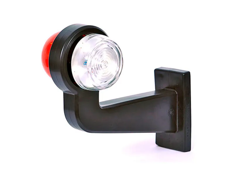 WAS LED šoninis gabaritinis žibintas - 12/24V, ECE/ADR patvirtintas, 4.78m laidas