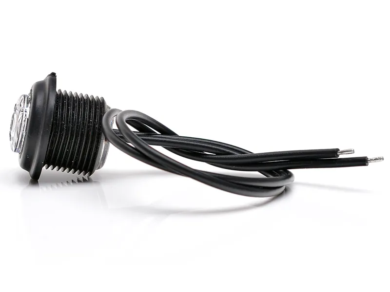 WAS LED šoninis posūkio žibintas Ø29mm, 12V, IP6K9K - Attēls 2