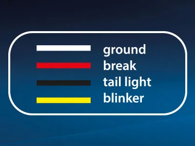 AUTOLINE LED Galinis Žibintas su Dinaminiais Posūkio Signalais - 12-24V, IP67, 140x30mm - Attēls 2