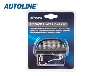 AUTOLINE LED Numerio Apšvietimas, Juodas, 5 LED, 12-24V, E-Sertifikuotas - Attēls 2