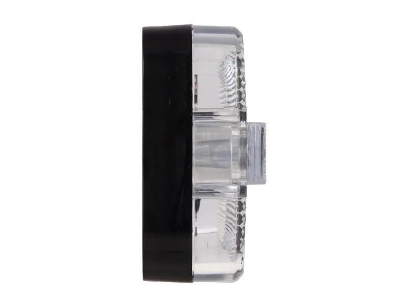 TRUCKVISION Baltas LED šoninis gabaritinis žibintas - 12-24V, su 6 LED, ABS korpusas, ADR kabelis - Attēls 4