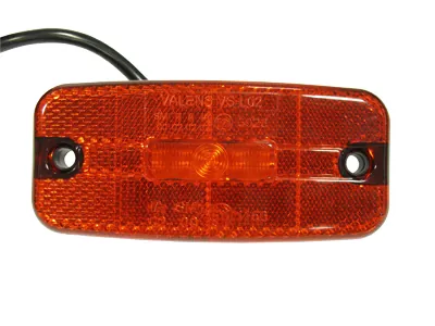 LED Raudonas Šoninis Gabaritinis Žibintas su Reflektoriumi - 3 LED, ADR patvirtintas, 9-36V