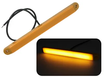 Geltonas LED šoninis gabaritinis žibintas, 2W, ADR patvirtintas, 24V, 0.5m laidas