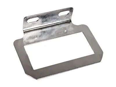 Nerūdijančio plieno montavimo bazė Volvo/Scania šoniniams žibintams (90mm varžtų tarpas)