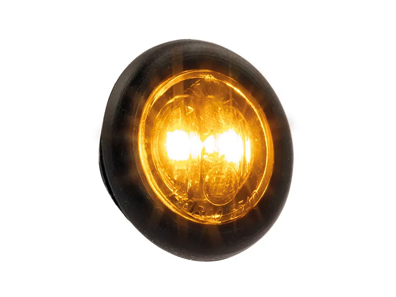 OPTIBEAM DARK PHANTOM - Geltonas LED šoninis gabaritinis žibintas, 8-32V, diskretiško dizaino, su ECE R148 sertifikatu - Attēls 2