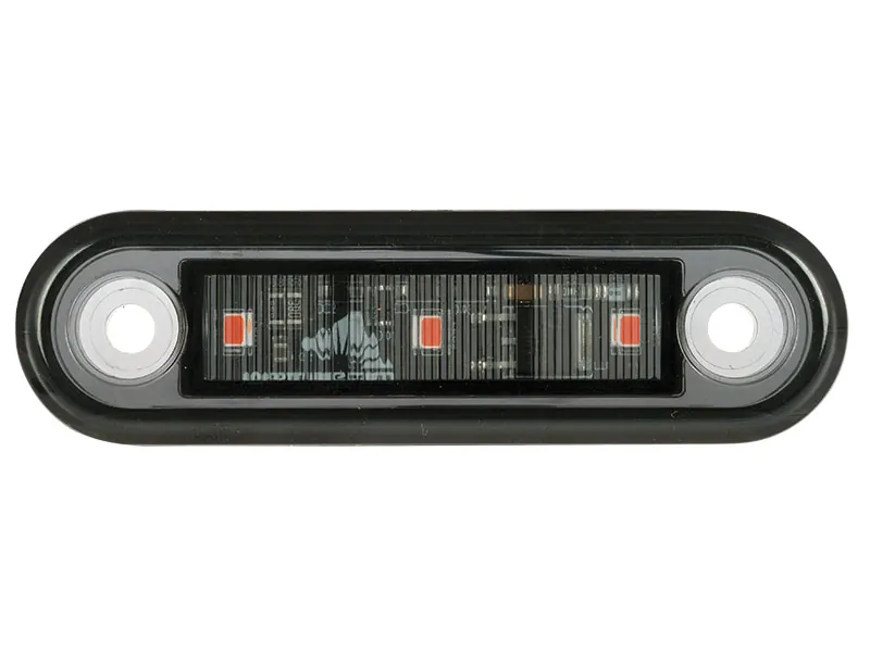 OPTIBEAM Dark Phantom LED gabaritinis žibintas raudonas, 79,5 x 22,5 mm, 0,5 m ADR kabelis - Attēls 6