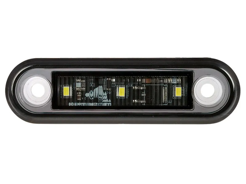 OPTIBEAM Dark Phantom LED gabaritinis žibintas baltas, 79,5 x 22,5 mm, 0,5 m ADR kabelis - Attēls 6