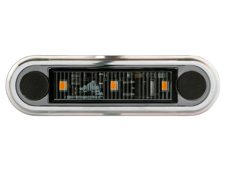 OPTIBEAM Dark Phantom LED gabaritinis žibintas oranžinis, 79,5 x 22,5 mm, 5 m ADR kabelis - Attēls 3
