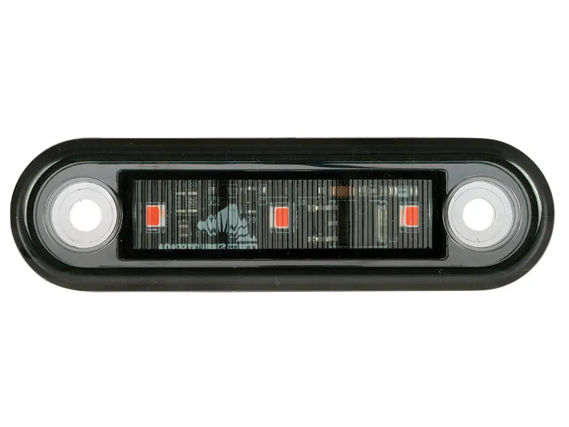 OPTIBEAM Dark Phantom LED gabaritinis žibintas raudonas, 79,5 x 22,5 mm, 5 m ADR kabelis - Attēls 6