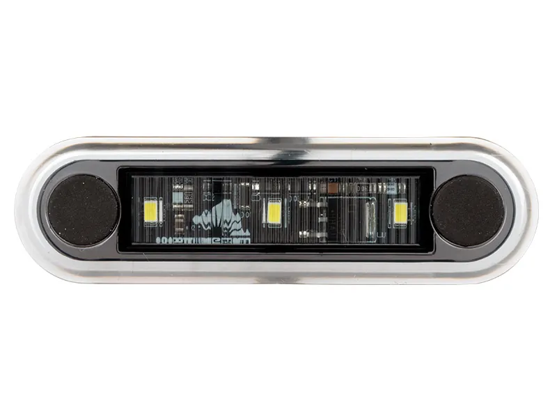 OPTIBEAM Dark Phantom LED gabaritinis žibintas baltas, 79,5 x 22,5 mm, 5 m ADR kabelis - Attēls 4