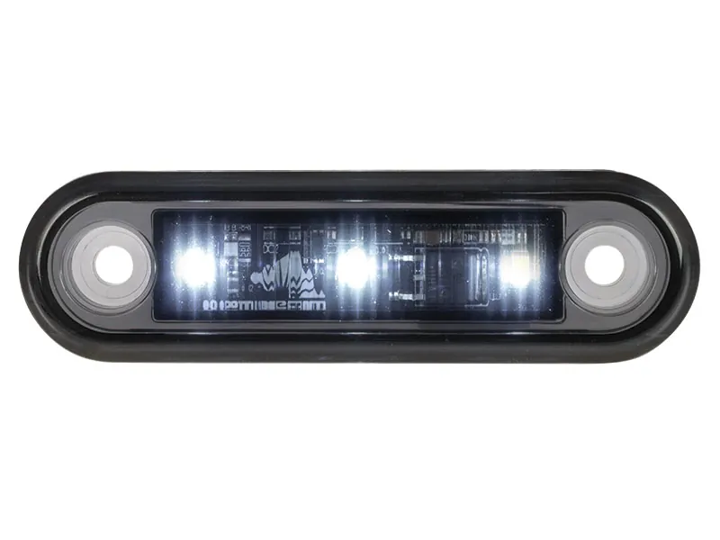 OPTIBEAM Dark Phantom LED gabaritinis žibintas baltas, 79,5 x 22,5 mm, 5 m ADR kabelis - Attēls 5