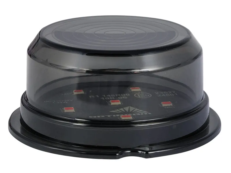 OPTIBEAM Dark Phantom LED gabaritinis žibintas raudonas, Ø70 mm, 5 m ADR kabelis - Attēls 2