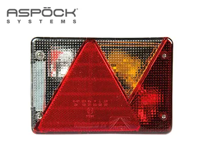 Aspöck Atsarginis Stiklas Halogeniniams Žibintams - Priekabų Apšvietimo Apsauga 200x136mm