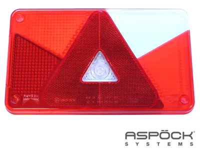 Aspöck Atsarginis Stiklo Gaubtas Priekabos Halogeniniam Žibintui - 240x140mm