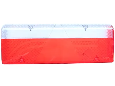 Aspöck Extra Glass Cover - Atsarginis stiklas priekabos žibintui, 400x153mm, kairysis - Ledbarzibintai.lt