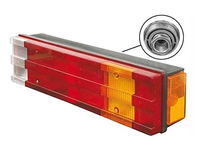 Proplast 7 Funkcijų Galinis Žibintas - Universalus Įvairioms Transporto Priemonėms (468x134x82mm)