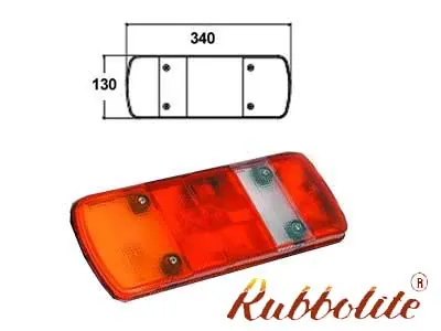 Extra Glass Cover 340x130mm - Atsarginis stiklo dangtelis galiniams žibintams