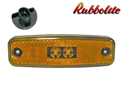 LED šoninis gabaritinis žibintas su atšvaitu - Automobilinis LED marker žibintas su 2 LED ir Superseal jungtimi (12-24V)