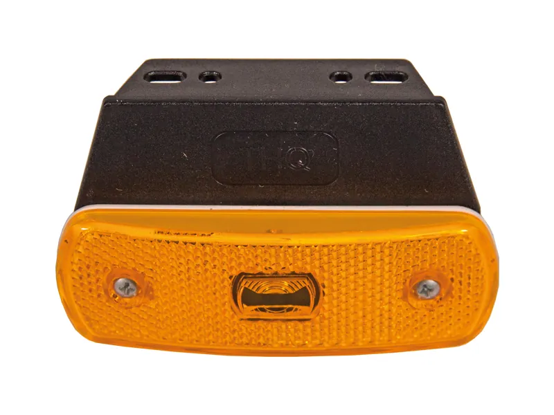 Geltonas LED šoninis gabaritinis žibintas 24V su reflektoriumi - SKU: 1608-4821