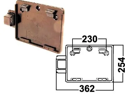 Universali Numerio Apšvietimo Lempa - Juodo Plastiko Korpusas, 362x254mm - Ledbarzibintai.lt